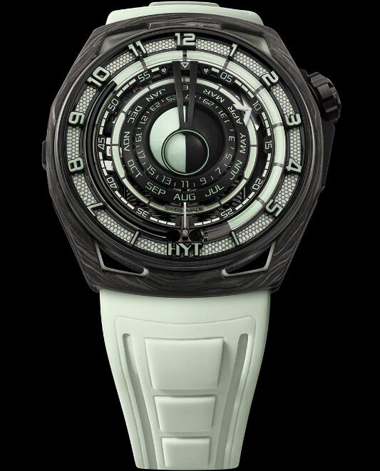 Replica HYT SuperNova Moon Runner White Neon H02800-A Watch
